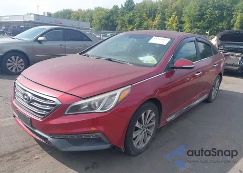 2016 Hyundai Sonata Sport z USA, uszkodzony, nr VIN 5NPE34AF0GH374130